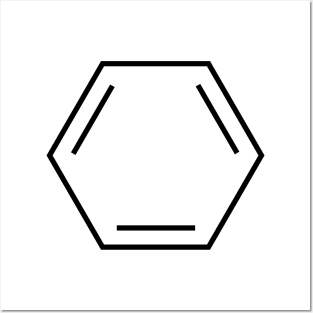 Benzene C6H6 Posters and Art